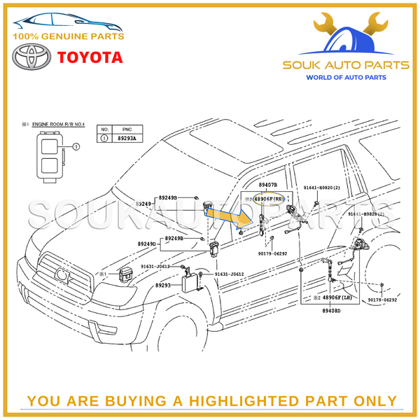 48906-35010 48906-35020 Genuine Toyota RR HEIGHT CONTROL SENSOR LINK LH & RH SET