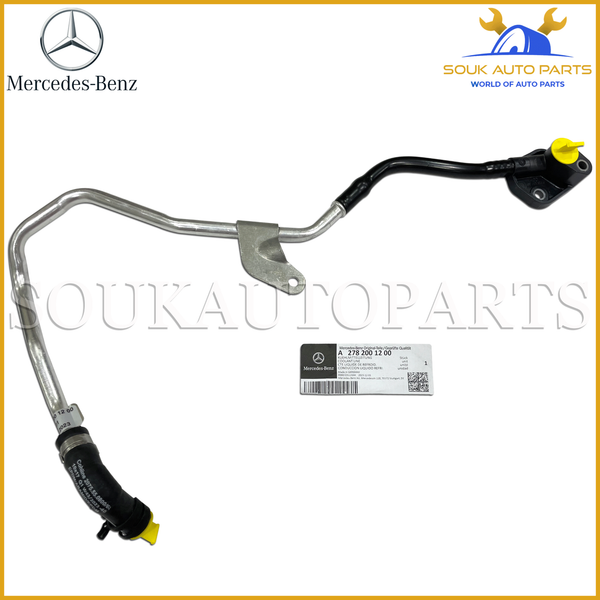 A2782001200 Original Mercedes Benz TURBOCHARGER COOLANT LINE GLS GL-CLASS