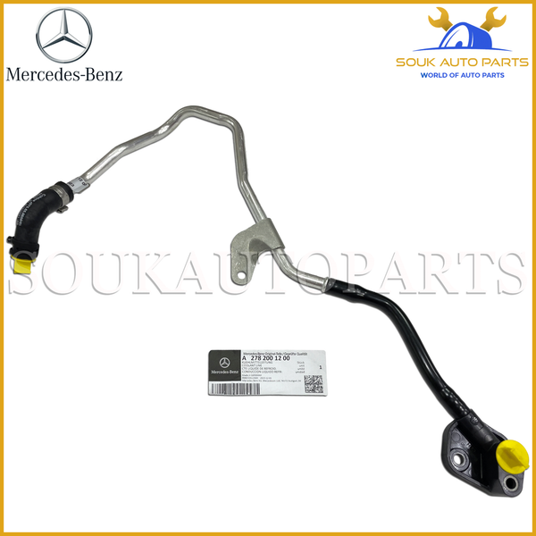 A2782001200 Original Mercedes Benz TURBOCHARGER COOLANT LINE GLS GL-CLASS