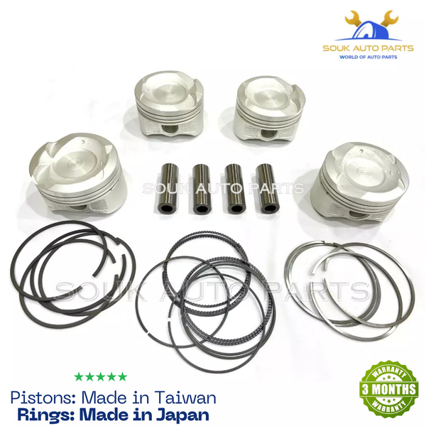 PISTON & RING SET 1NZ-FE II For Toyota COROLLA YARIS 1.5Ltr PETROL 2000-2015