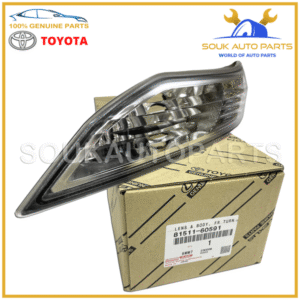 81511-60591 Genuine Toyota LENS & BODY, FRONT TURN SIGNAL, RH 8151160591 OEM
