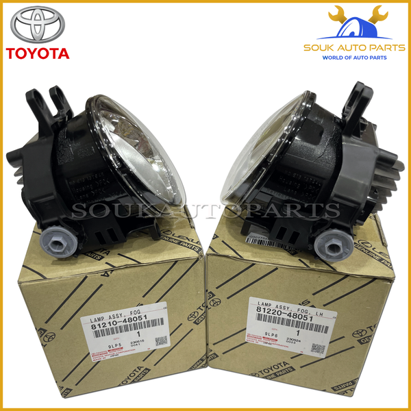 81210-48051 & 81220-48051 Genuine Toyota LAMP ASSY SET, FOG, (RH LH)