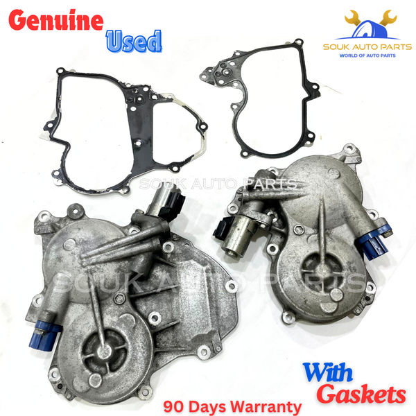 VTC COVER & PULLEY KIT LH & RH W/GASKETS Nissan VQ35DE 13040-JK30B & 13040-JK24C