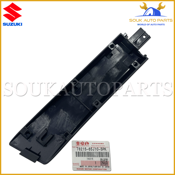 78215-65J10-5PK Genuine Suzuki COVER, ROOF RAIL FR RH,(BLACK)