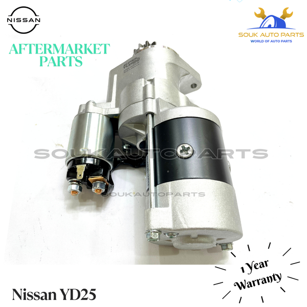 STARTER MOTOR ASSY for Nissan YD25 DDti / Dti, NAVARA, KING CAB, 2.5D