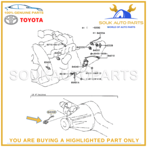 84222-60090 Genuine Toyota DEFFERENTIAL LOCK INDICATOR SWITCH 8422260090 OEM