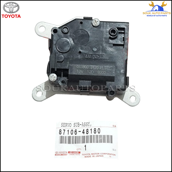 87106-48180 Genuine Toyota DAMPER SERVO SUB-ASSY, AIR CONDITIONER RADIATOR, NO.1
