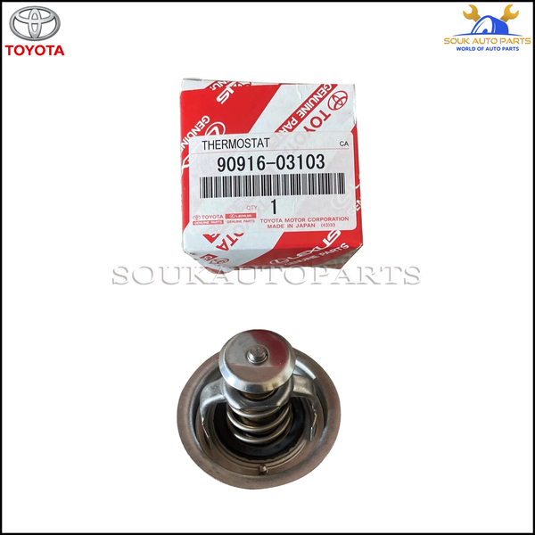 90916-03103 Genuine Toyota THERMOSTAT 9091603103 OEM COASTER MEGA CRUISER