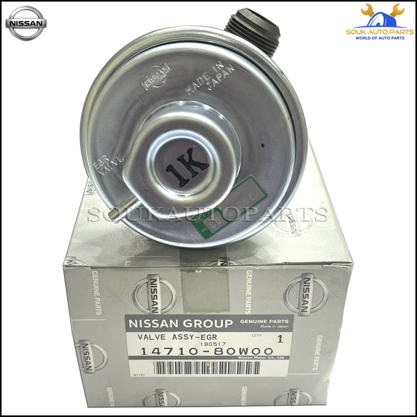 14710-80W00 Genuine Nissan EXHAUST GAS RECIRCURATION VALVE 1471080W00  OEM