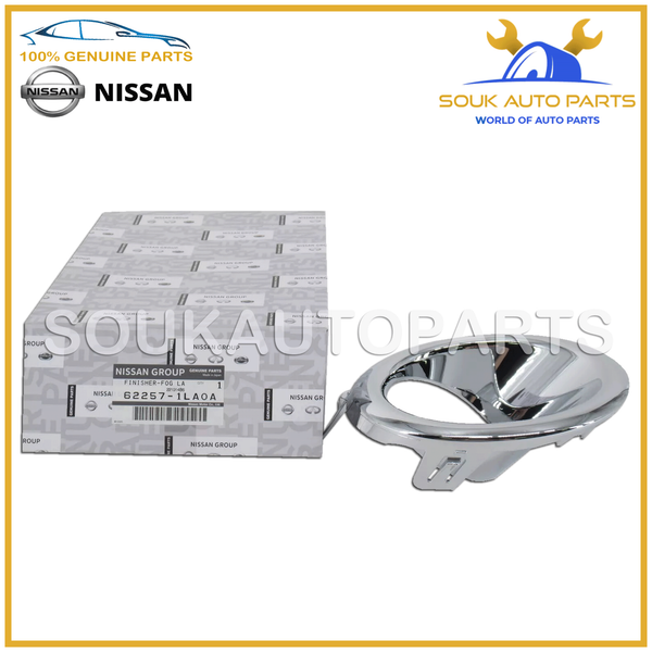 62257-1LA0A Genuine Nissan FINISHER-FOG LAMP, LH 622571LA0A OEM QX80/QX56