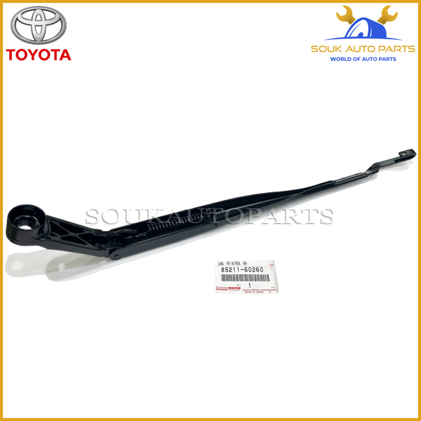 85211-60260 Genuine Toyota ARM, FR WIPER, RH 8521160260 OEM