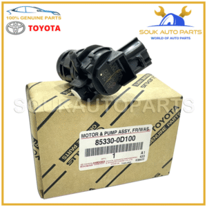 85330-0D100 Genuine Toyota MOTOR AND PUMP ASSY, WINDSHIELD WASHER 853300D100 OEM