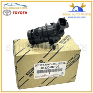 85330-0D100 Genuine Toyota MOTOR AND PUMP ASSY, WINDSHIELD WASHER 853300D100 OEM
