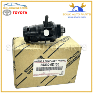 85330-0D100 Genuine Toyota MOTOR AND PUMP ASSY, WINDSHIELD WASHER 853300D100 OEM