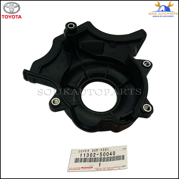 11302-50040 Genuine Toyota COVER SUB-ASSY, TIMING CHAIN OR BELT 1130250040 OEM