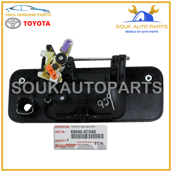 69090-0C040 Genuine Toyota HANDLE ASSY, TAIL GATE 690900C040 OEM TUNDRA