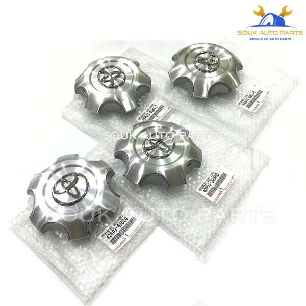42603-60500 Genuine Toyota WHEEL HUB ORNAMENT SET OF 4 PCS