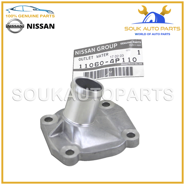 11060-4P110 Genuine Nissan OUTLET-WATER 110604P110 OEM I30/I35 QX4
