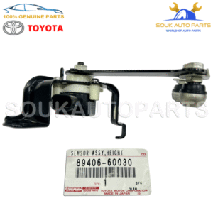 89406-60030 Genuine Toyota SENSOR SUB-ASSY, HEIGHT CONTROL, FR LH 8940660030 OEM