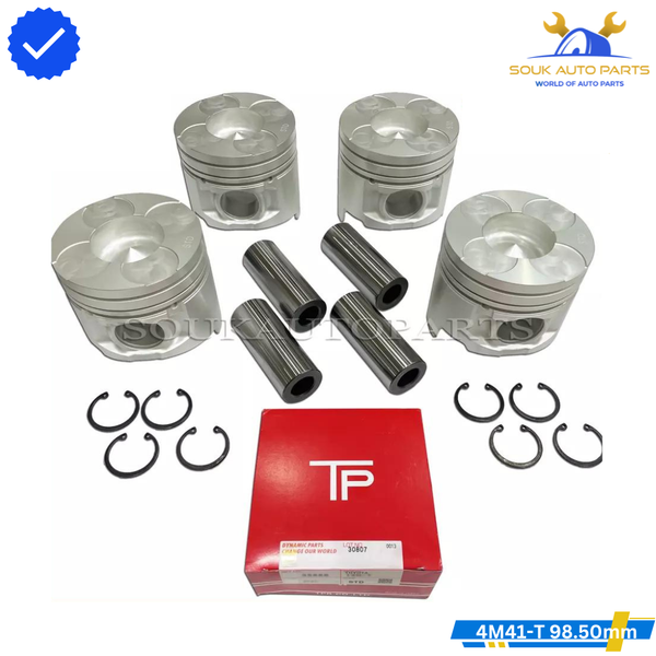 PISTON & RING SET 4M41-T 98.50mm STD For Mitsubishi PAJERO 3.2Ltr DIESEL