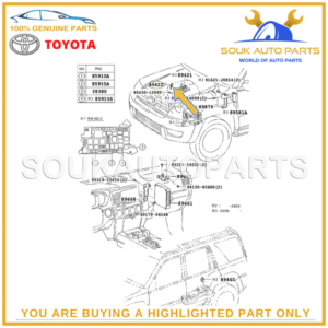 89422-30030 Genuine Toyota COOLANT WATER TEMPERATURE SENSOR 8942230030 OEM