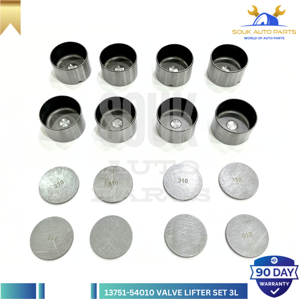13751-54010 ENGINE VALVE LIFTER SET 3L (8 Pcs) For Toyota LAND CRUISER 2.8Ltr