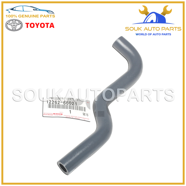 12262-66021 Genuine Toyota HOSE, VENTILATION, NO.2 1226266021 OEM LC VAN