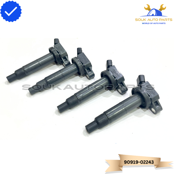 Denso OEM 90919-02243 SET OF 4 IGNITION COIL For Lexus CAMRY RAV4 2.4Ltr UF333