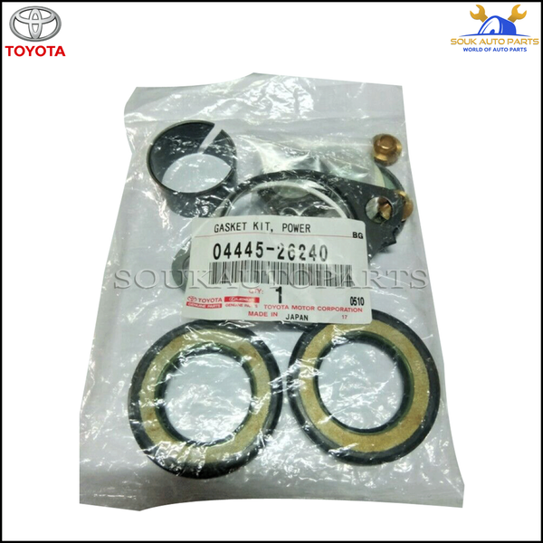 04445-26240 Genuine Toyota GASKET KIT, POWER STEERING GEAR(FOR RACK & PINION)