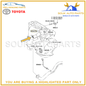 89467-72010 Genuine Toyota AIR FUEL RATIO SENSOR 8946772010 OEM
