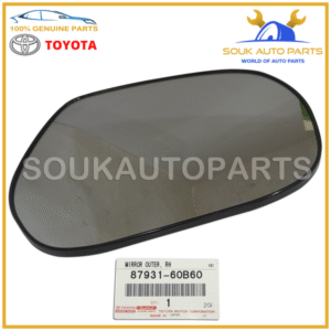 87931-60B60 Genuine Toyota OUTER MIRROR, RH 8793160B60 LAND CRUISER PRADO 1GDFTV