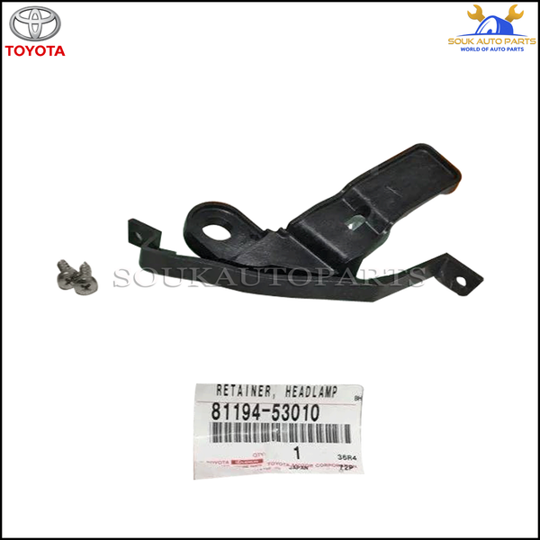 81194-53010 Genuine Toyota RETAINER, LH HEADLAMP PROTECTOR, UPR LH 8119453010
