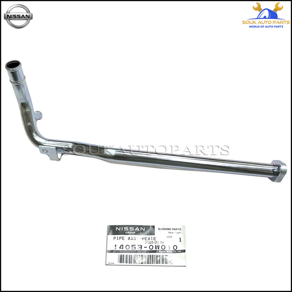 14053-0W010 Genuine Nissan PIPE ASSY-HEATER RETURN, FRONT 140530W010 OEM