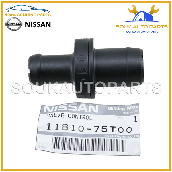 11810-75T00 Genuine Nissan POSITIVE CRANKCASE VENTILATION VALVE 1181075T00 OEM