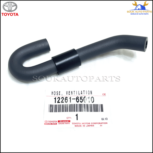 12261-65010 Genuine Toyota HOSE, VENTILATION 1226165010 OEM HILUX T100