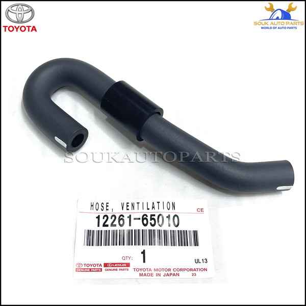 12261-65010 Genuine Toyota HOSE, VENTILATION 1226165010 OEM HILUX T100