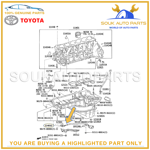 90919-05041 Genuine Toyota CRANKSHAFT POSITION SENSOR 9091905041 OEM