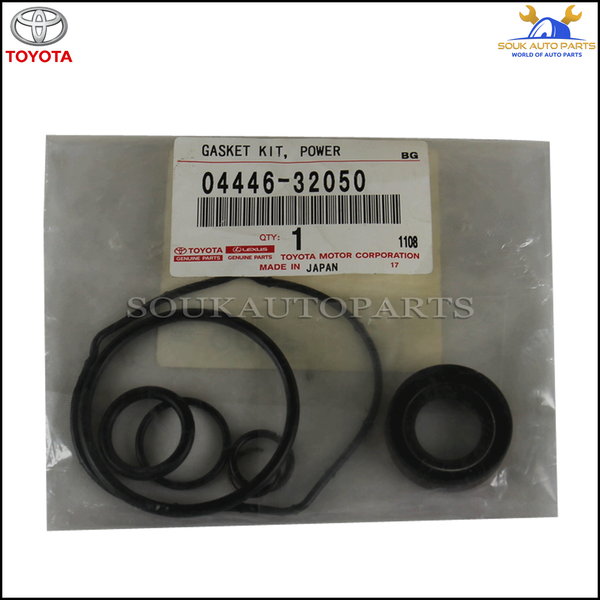 04446-32050 Genuine Toyota GASKET KIT, POWER STEERING PUMP 0444632050 OEM