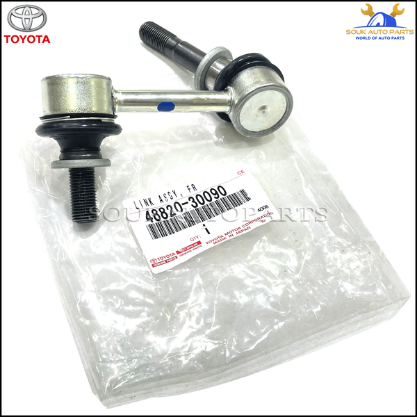 48810-30070 & 48820-30090 GENUINE Toyota LINK ASSY, FR STABILIZER, LH & RH SET