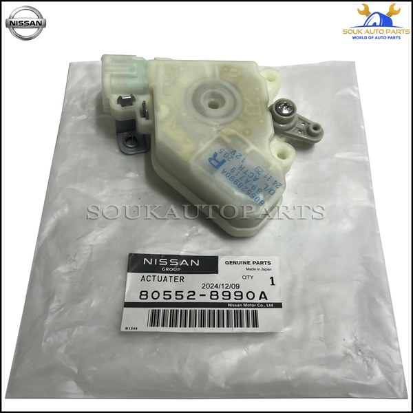 80552-8990A Genuine Nissan ACTUATOR-AUTO DOOR LOCK,FRONT, RH/LH 805528990A OEM