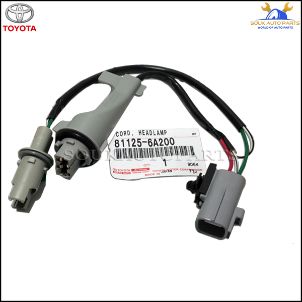 81125-6A200 Genuine Toyota CORD, HEADLAMP 811256A200 OEM LAND CRUISER PRADO