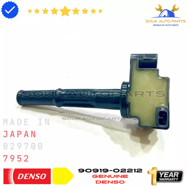 90919-02212 IGNITION COIL 5VZ For Toyota TACOMA TUNDRA T100 3.4Ltr V6 OEM Denso