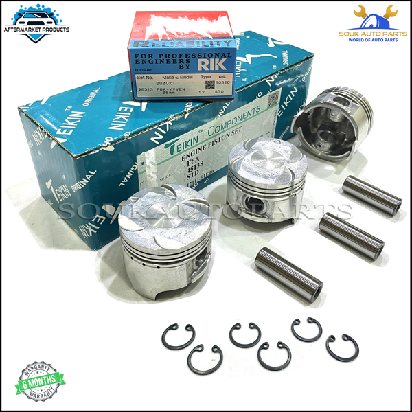 12111-51E00 PISTON & RING SET F6A For Suzuki CARRY ALTO CERVO WAGON EVERY R 0.6L