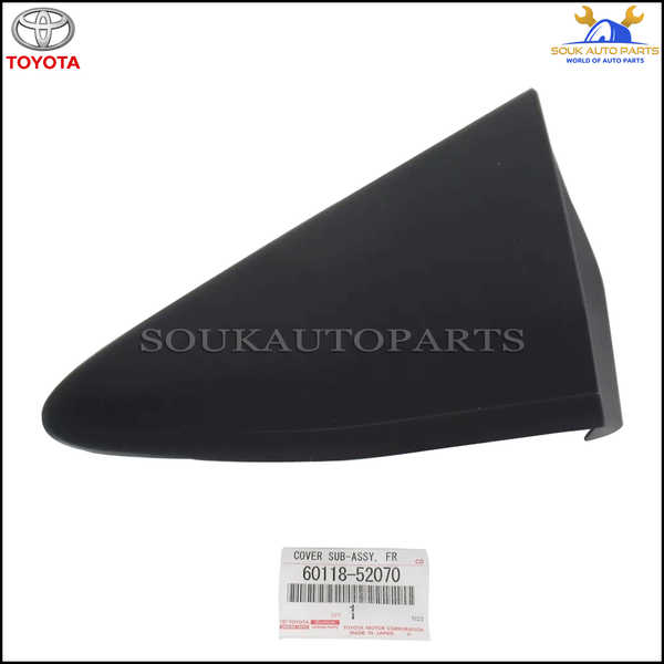 60118-52070 Genuine Toyota COVER SUB-ASSY, FRONT PILLAR, UPR LH 6011852070 OEM