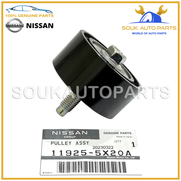 11925-5X20A Genuine PULLEY ASSY-IDLER For Nissan INFINITI FX70 M25