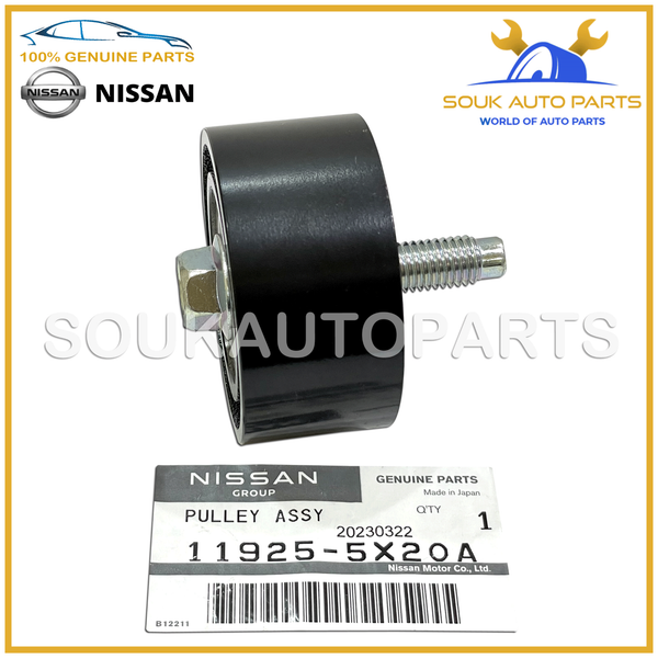 11925-5X20A Genuine PULLEY ASSY-IDLER For Nissan INFINITI FX70 M25