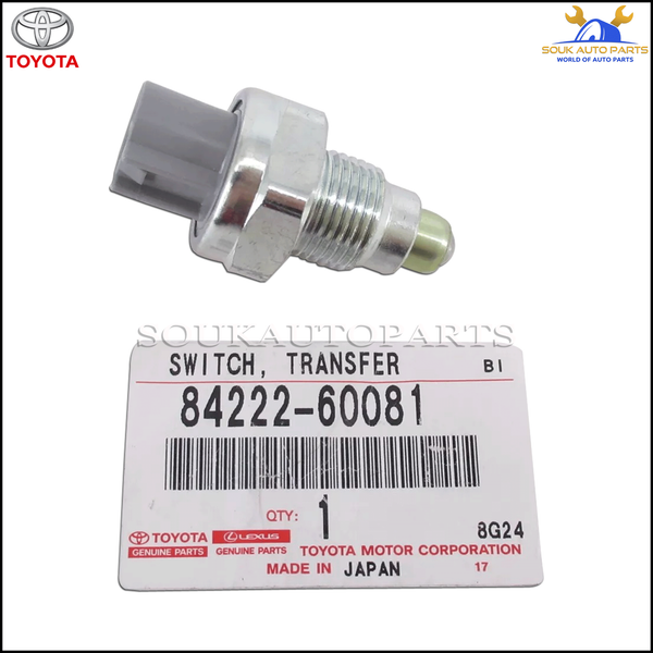 84222-60081 Genuine Toyota SWITCH, TRANSFER INDICATOR, NO.1 8422260081 OEM
