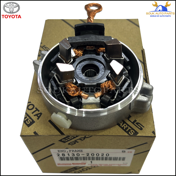 28130-20020 Genuine Toyota FRAME ASSY, STARTER COMMUTATOR END 2813020020 OEM