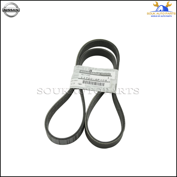 11720-4P10A Genuine Nissan BELT-FAN & ALTERNATOR 117204P10A OEM