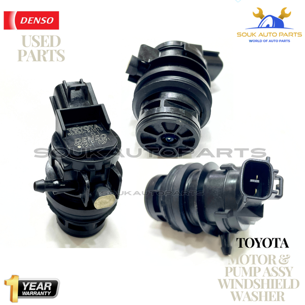 USED Genuine Toyota MOTOR & PUMP ASSY WINDSHIELD WASHER For Camry 4Runner RAV4